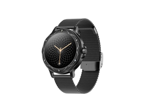 EKO 5.1 Reloj conectado con antirrobo y pulsera milanesa de acero inoxidable Negro