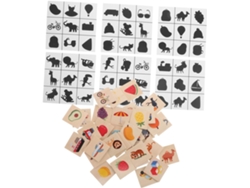 Rompecabezas De Madera Para Niños Y Niñas - Juguete Educativo: Emparejar Sombras Y Animales