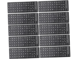 Jortmrduonlytech 10 Pegatinas Impermeables para Teclado Español