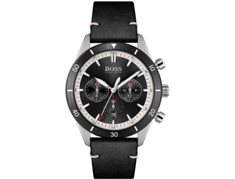 Reloj HUGO BOSS Santiago 1513864 (Cuero, Acero Inoxidable - Plateado, Negro)