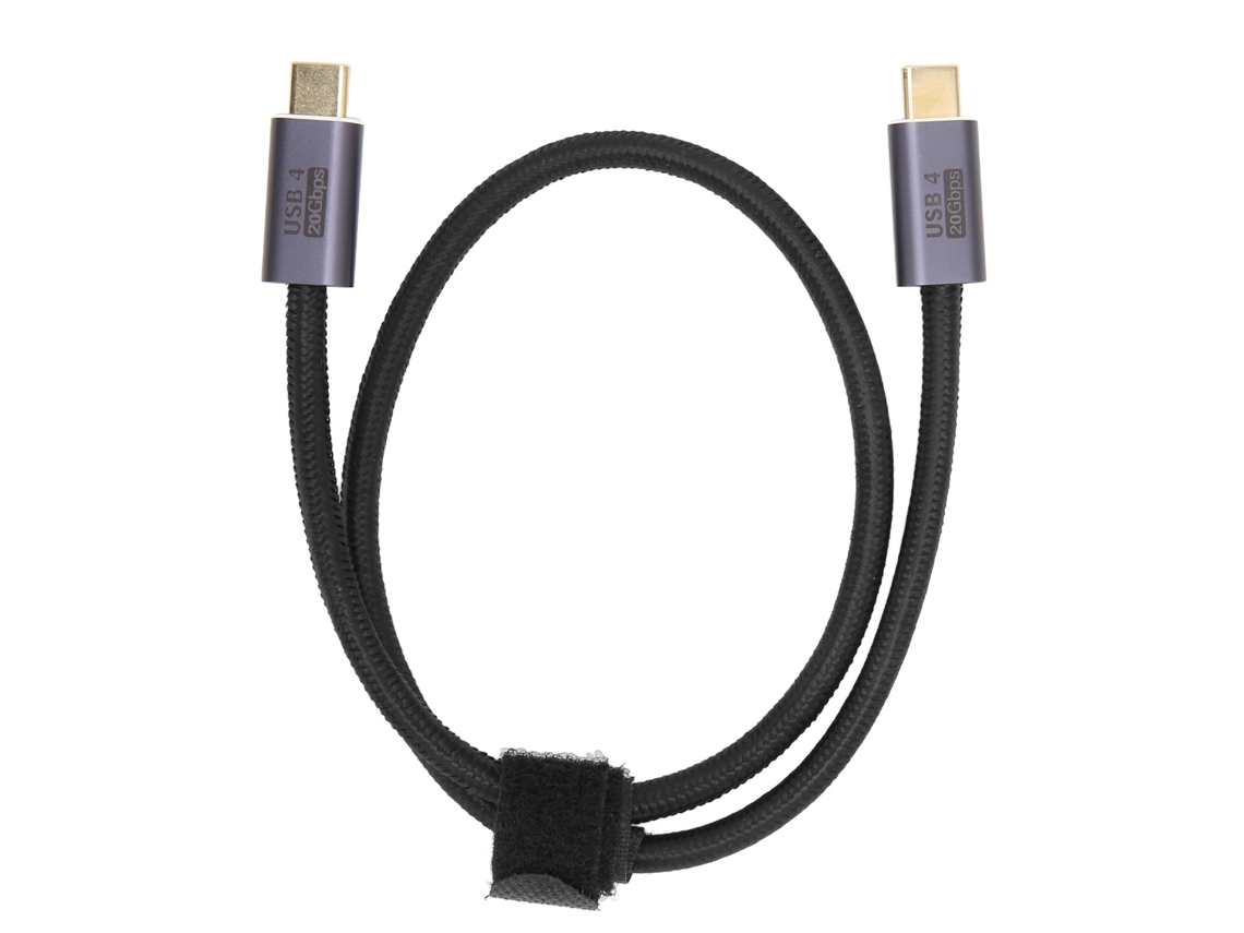 Cable Usb4 Tipo-c A Tipo-c 20gbps Transferencia Rápida Pd100w 8k 60hz 19.7in