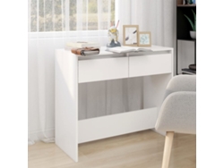 Mesa Consola Mesa De Centro 89x41x76,5 Cm Madera Blanca Derivatives Lovely Home