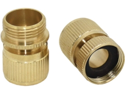 Adaptador De Conector Jardín Hembra G3/4 Rápido Macho Latón Para Latón
