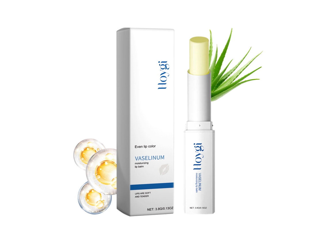 Bálsamo labial iluminador e hidratante con efecto visible rápido.