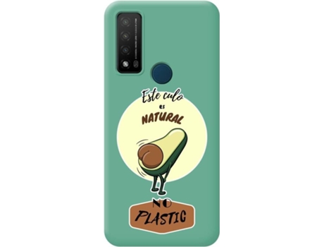Carcasa para TCL 20 R 5G TUMUNDOSMARTPHONE Silicona Líquida Dibujos Verde