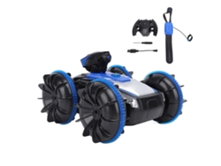 Coche Acrobático Con Control Por Gestos, Giro De 360°, Luces Duales, Control Remoto Para Niños, Azul, Sensor Remoto.