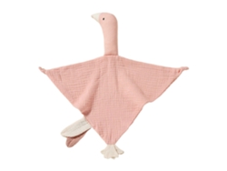 Toalla de algodón suave y reconfortante para bebés y niños, juguete de dibujos animados para calmar a los animales, muñeco de ganso para recién nacidos.