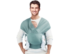 Portabebés de malla tipo X para verano, portabebés cruzados para bebés y niños pequeños (verde claro) Czhhmart