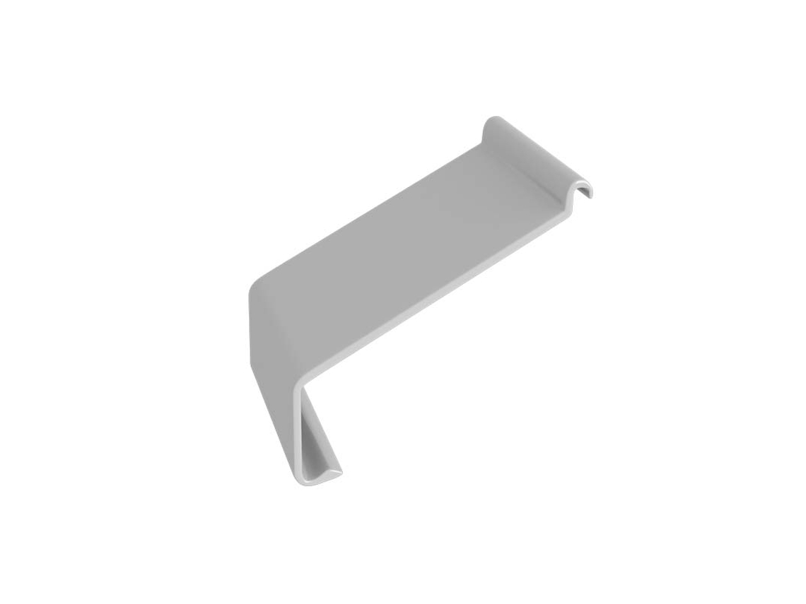 Conector RENOPLAST para perfil de alero K10 Gris Acabado de terrazas y balcones Suelos de resina Sistemas de drenaje de agua