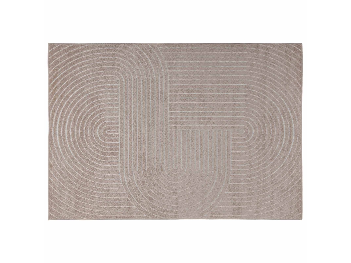 Alfombras De Área Palmeras Beige 280 X 200 Cm Poliéster