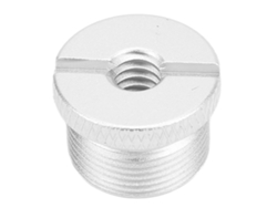 Adaptador de rosca hembra de 1/4 de pulgada a macho de 5/8 de pulgada para micrófono y soporte.