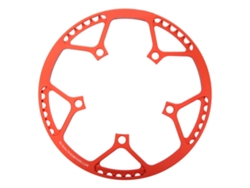 Jinwei-plato De Cadena Bicicleta Plegable 56t 130bcd Aluminio Rojo Ligero Con Placa De Protección Segura