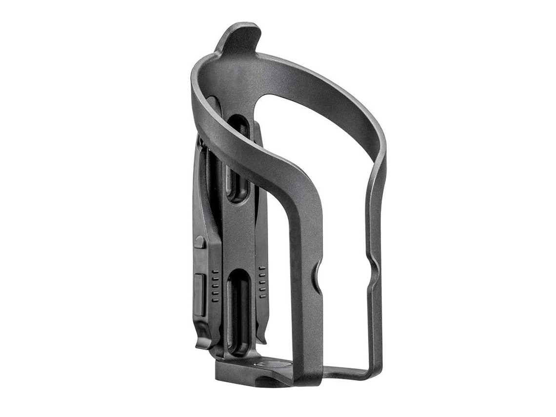 Portabotellas ligero de fibra de carbono y nailon para bicicleta con tornillos.
