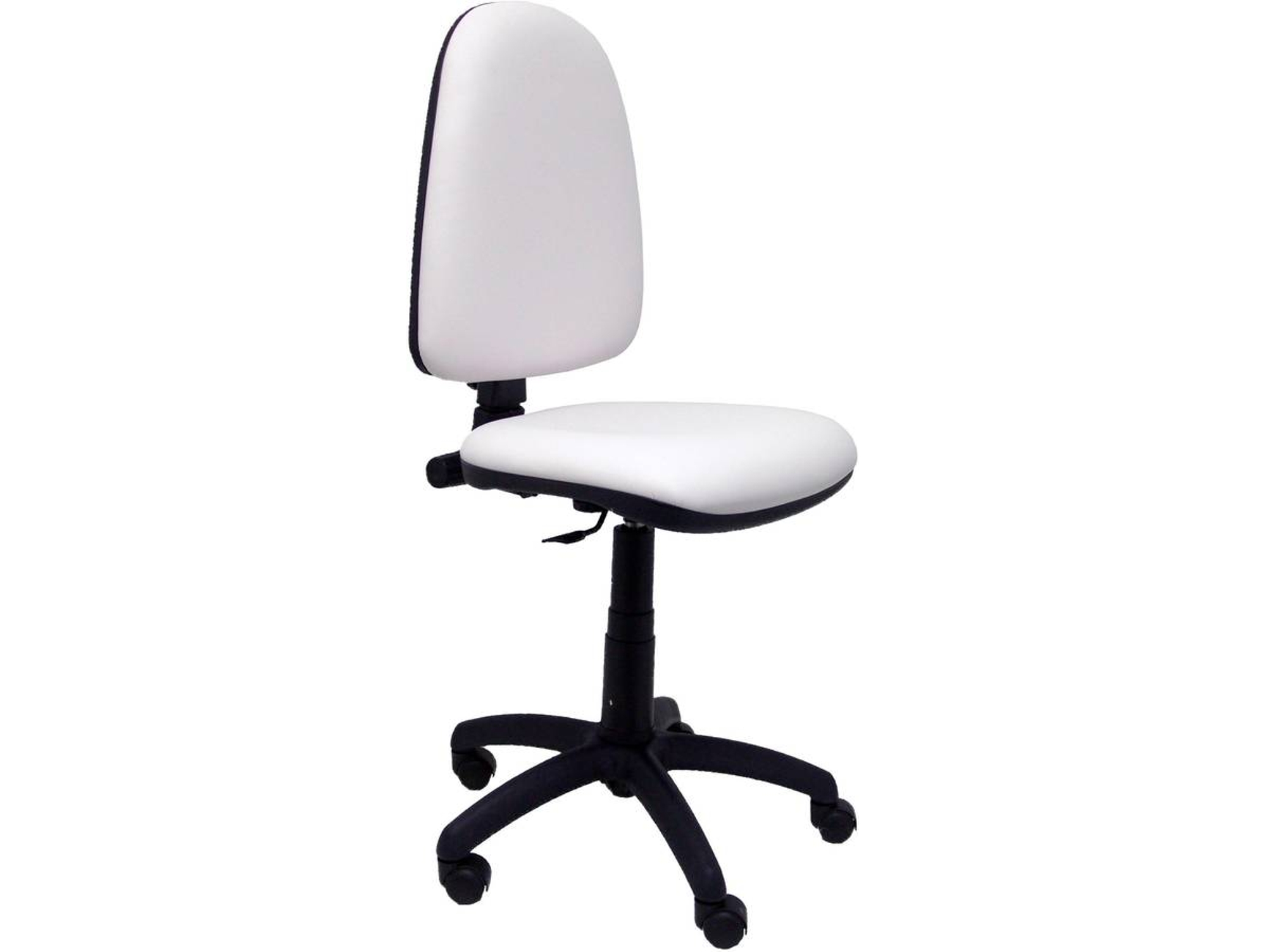 Silla de Escritorio Operativa PYC Ayna Blanco (Sin Brazos - Piel sintética)