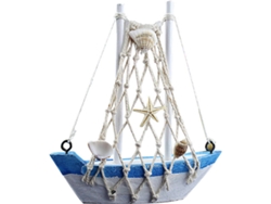 Barco Miniatura HEAN Blanco y Azul
