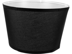 Pantalla Decorativa De Tela Negra Para Lámparas De Mesa Y Colgantes, Compatible Con Portalámparas, Fácil De Instalar.