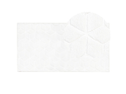 Alfombra BELIANI Thatta de Poliéster Blanco 80x150
