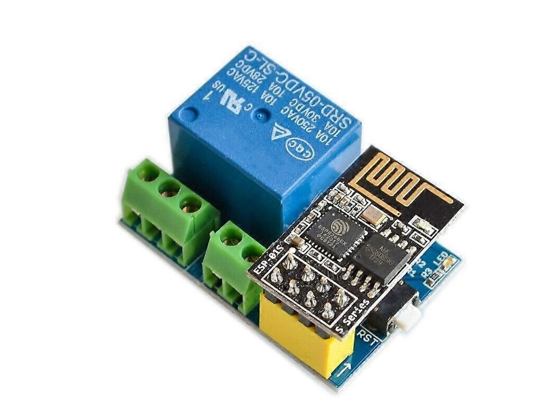 Módulo De Relé Wifi Esp8266 Esp-01s De 5 V Para Dispositivos Inteligentes De Hogar Con Interruptor De Control Remoto._ozo