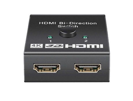 Conmutador HDMI bidireccional Divisor HDMI 4K Conmutador HDMI 2X1 o 1X2 para HDTV Dvd Televisión de alta definición y sin marca