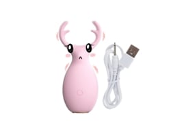 Vibrador femenino de masaje de 10 modos (rosa) YIZHOOD