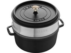 Cacerola STAUB (Negro - Hierro Fundido - 26 cm)