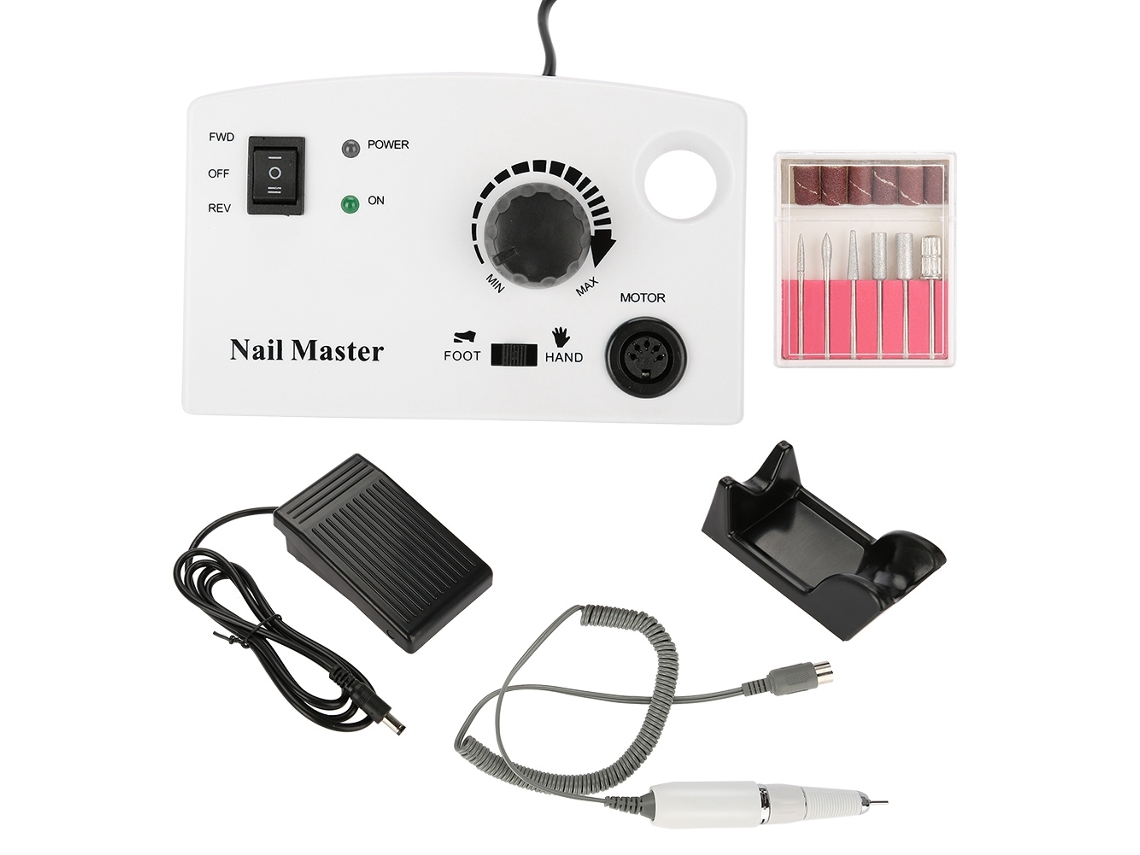 Máquina Profesional Para Uñas De 30000 Rpm Con Pedal - Pulidora De Uñas Para Manicura Y Pedicura