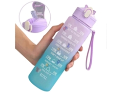 Botella De Agua Deportiva Para Gimnasio, Viaje, Bebida, Botella A Prueba De Fugas Con Pajita Rosewell