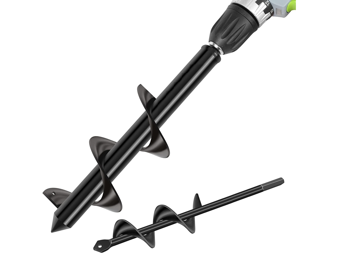 Juego de dos brocas para taladro de jardín de 80 mm y 40 mm.