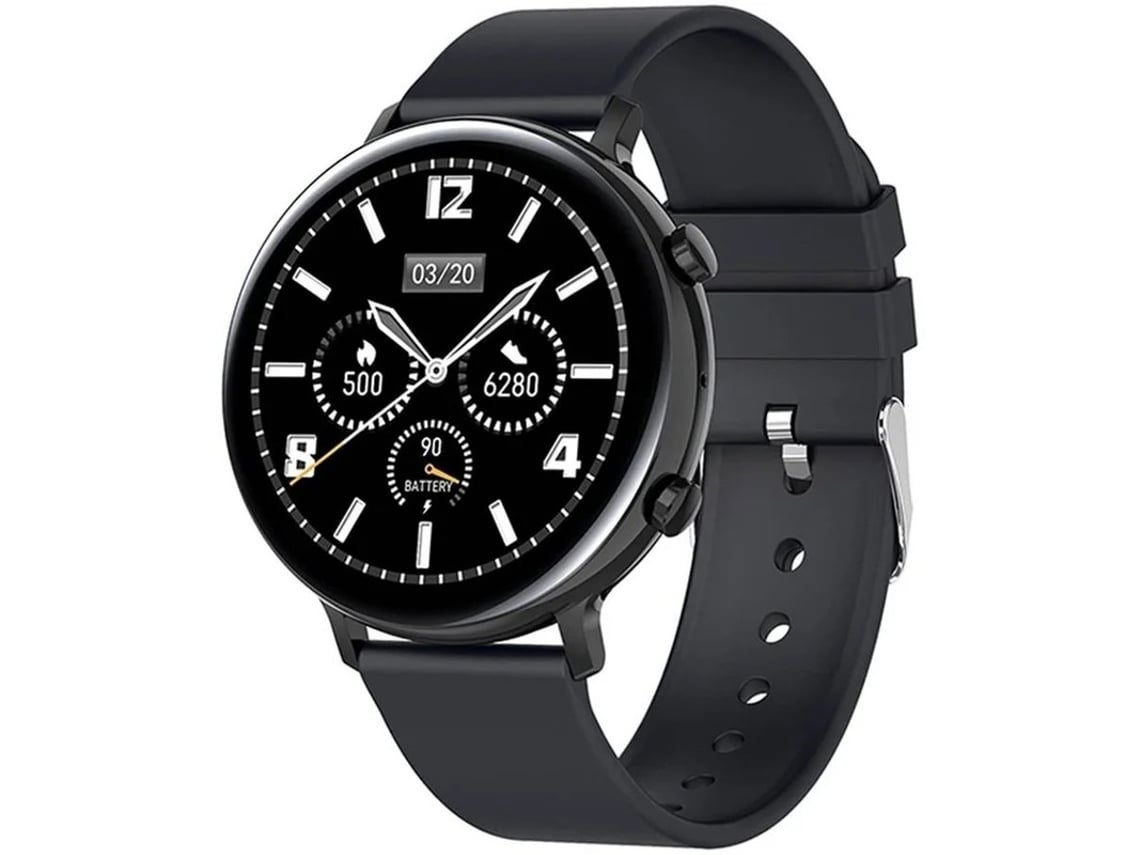 Reloj inteligente con monitor de presión arterial y llamadas Bluetooth, compatible con varios modelos Yizhood (negro)
