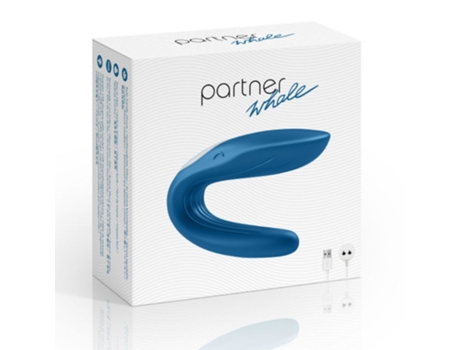 Vibrador Partner Whale dos azul toys satisfyer 133