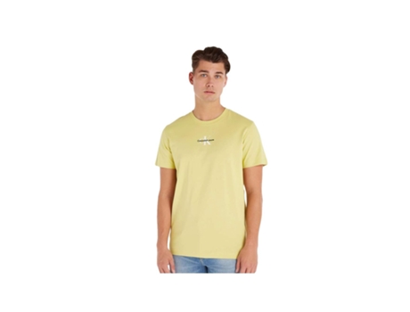 Camiseta CALVIN KLEIN (XS - Amarillo)