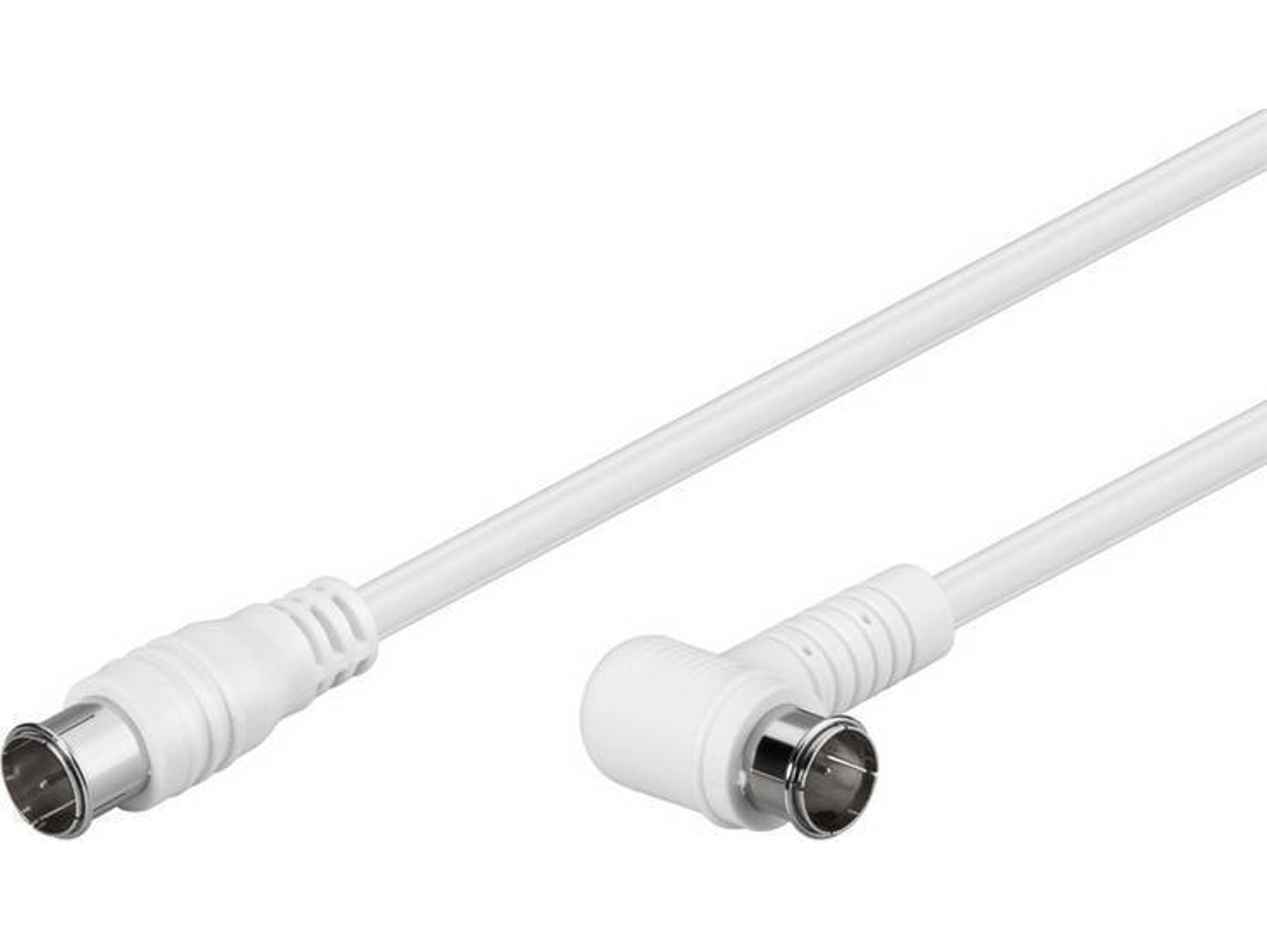 Cable de Antena GOOBAY (Coaxial - 2.5 m - Blanco)