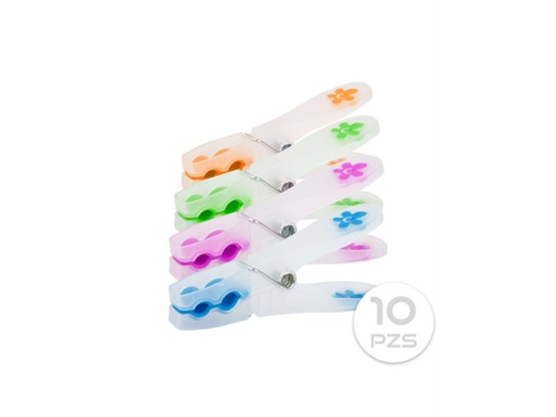 Paquete de 10 pinzas de silicona, Logui