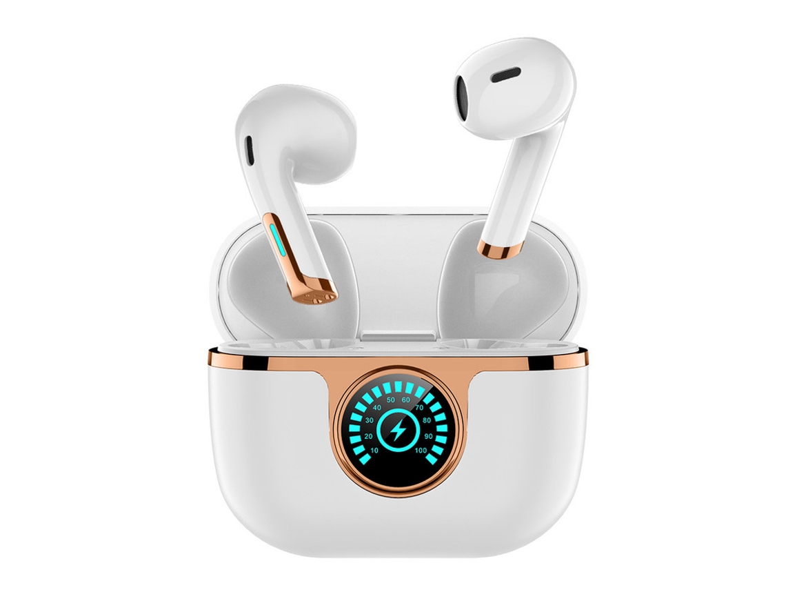 Auriculares Inalámbricos Bluetooth 5.3, Con Cancelación De Ruido Enc, Color Blanco