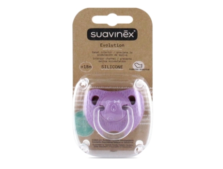 Chupete SUAVINEX Evolution Silicona + 18 M