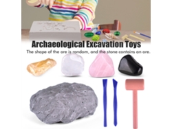 Juego De Juguetes Educativos De Ciencia Y Arqueología Con Minerales Para Niños.