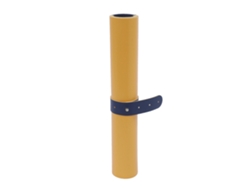 Almohadilla De Ratón Para Escritorio De Cuero Pu De Tamaño Extra Grande Para Teclado De Laptop De Oficina Amarillo+azul Oscuro