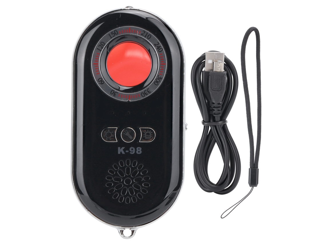 Equipo De Seguridad Portátil Inalámbrico Anticámaras Con Linterna Led Y Sirena.