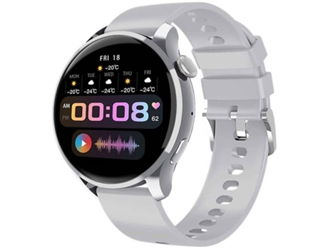 Smartwatch MDUG Monitor de Frequência Cardíaca Branco
