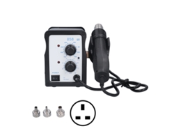 Estación De Reacondicionamiento De Soldadura Smd Con Pantalla Led Digital Y Aire Caliente, Enchufe Británico De 220 V, 700 W, Función De Aire Frío Automático.