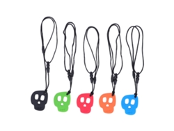 Jinwei-colgantes Sensoriales Para Masticar Niños, Collares Masticables De Silicona, Teether Motriz Oral