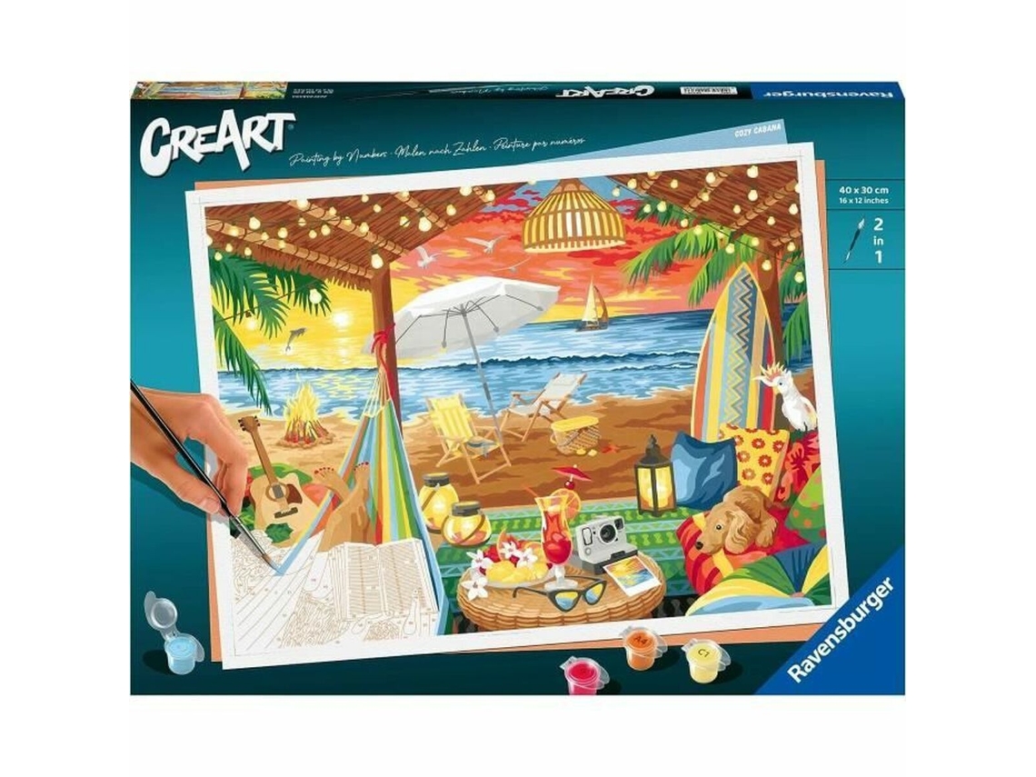 Juego de Manualidades RAVENSBURGER Cozy Cabana Cartón