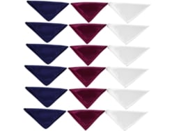 18 Pañuelos De Seda Para Hombre, Cuadrados Para Trajes Elegantes, Accesorios De Boda.