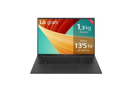 Portátil LG 17Z90R (17'' - Intel Core i7-1360P - RAM: 16 GB - Intel Iris Xe Graphics)