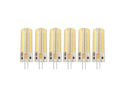 2026-bombilla Led G4 6 Piezas 7w 700lm 72led 360° Luz Cálida Silicona Para Luz De Techo Pared Ac Dc12v