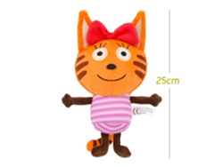 Muñeca de café gatito, juegos de anime, muñeca de valla, juguetes de peluche para niños durmiendo