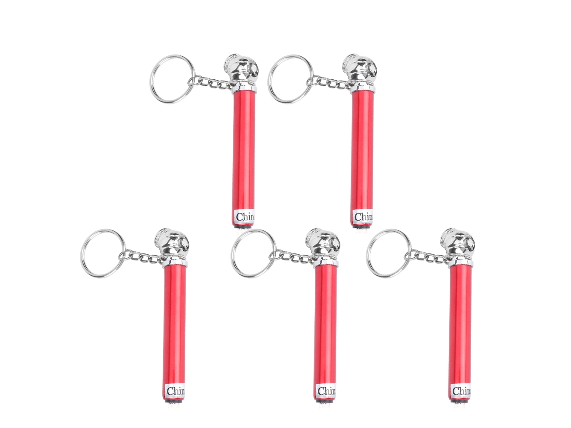5 Manómetros De Presión De Neumáticos Con Forma De Bolígrafo, De 10 A 50 Psi, Para Coche Y Moto (rojo)