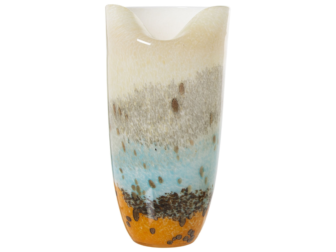 Jarrón ALEXANDRA HOUSE LIVING Cristal 17 x 17 x 34 cm