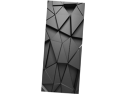 2 Pegatinas Decorativas De Pvc Negro Para La Puerta Del Frigorífico, Duraderas.