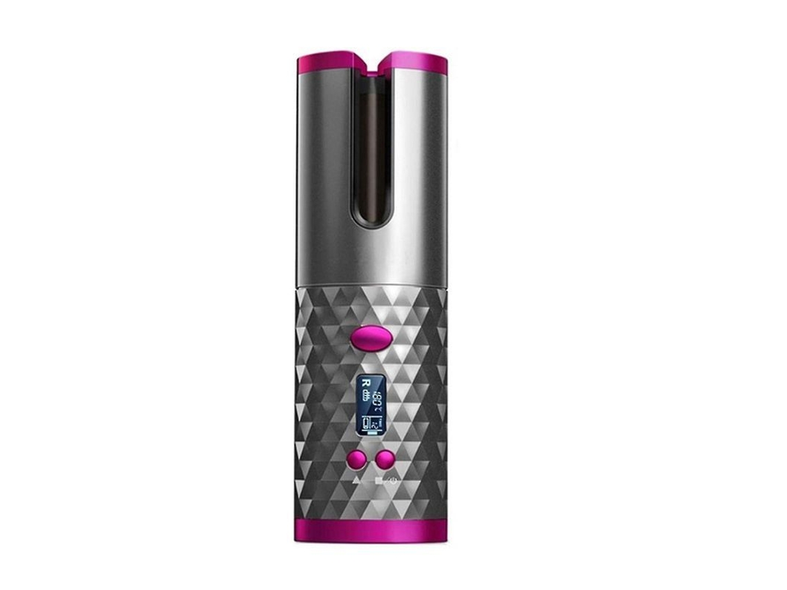 Rizador Automático Inalámbrico Con Barril Cerámico Giratorio De Calentamiento Rápido Para El Cabello.